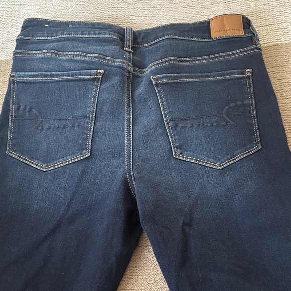 American Eagle Outfitters Women's Navy Skinny Jegging Jeans - Picture 6 of 6